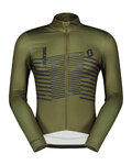 SCOTT maillot de invierno de manga larga - TEAM WARM GRAPHICS - verde