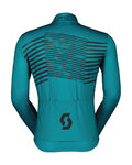 SCOTT maillot de invierno de manga larga - TEAM WARM GRAPHICS - turquesa