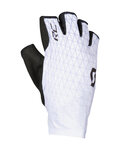 SCOTT guantes de dedos cortos - JUNIOR RC - blanco
