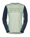 SCOTT maillot de verano de manga larga - TRAIL VERTIC LS W - verde/azul