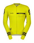 SCOTT maillot de verano de manga larga - PRO - amarillo