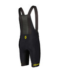 SCOTT pantalones cortos de tirantes - RC PRO +++ - negro/amarillo