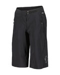SCOTT pantalones cortos sin tirantes - TRAIL CONTESSA SIGN. W - negro