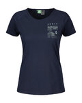 SCOTT Camiseta de manga corta - DEFINED DRI SS W - azul