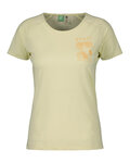 SCOTT Camiseta de manga corta - DEFINED DRI SS W - amarillo