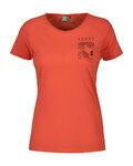 SCOTT Camiseta de manga corta - DEFINED DRI SS W - rojo