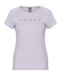 SCOTT Camiseta de manga corta - DEFINED MERINO SS W - púrpura