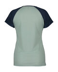 SCOTT Camiseta de manga corta - DEFINED MERINO SS W - azul/verde