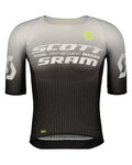 SCOTT jersey de manga corta - SRAM RACE - negro/blanco