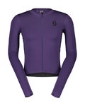 SCOTT maillot de invierno de manga larga - TRAINING - púrpura