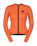 SCOTT maillot de invierno de manga larga - TRAINING - naranja