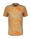 SCOTT Camiseta de manga corta - DRI TIE DYE - beige/naranja
