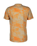 SCOTT Camiseta de manga corta - DRI TIE DYE - beige/naranja