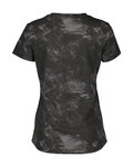 SCOTT Camiseta de manga corta - DRI TIE DYE W - negro
