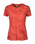 SCOTT Camiseta de manga corta - DRI TIE DYE W - rojo