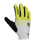 SCOTT guantes de dedos largos - RC TEAM LF - amarillo/blanco/negro