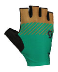 SCOTT guantes de dedos cortos - RC TEAM SF - marrón/verde/negro