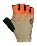 SCOTT guantes de dedos cortos - RC TEAM SF - rojo/beige/negro