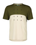 SCOTT Camiseta de manga corta - TRAIL FLOW DRI SS - verde/blanco