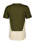 SCOTT Camiseta de manga corta - TRAIL FLOW DRI SS - verde/blanco