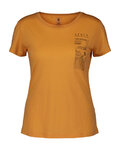 SCOTT Camiseta de manga corta - DEFINED MERINO GRAPHIC SS W - naranja