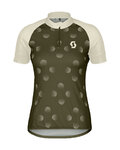 SCOTT jersey de manga corta - ENDURANCE 30 - verde/beige