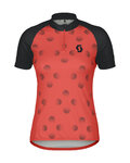 SCOTT jersey de manga corta - ENDURANCE 30 - negro/rojo