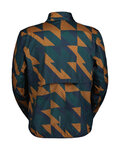 SCOTT chaqueta cortaviento - ENDURANCE TECH WB - azul/marrón