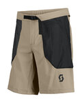 SCOTT pantalones cortos sin tirantes - EXPLORAIR ESCAPE - beige/negro