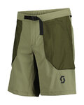 SCOTT pantalones cortos sin tirantes - EXPLORAIR ESCAPE - verde