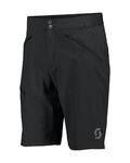 SCOTT pantalones cortos sin tirantes - EXPLORAIR LIGHT - negro