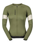 SCOTT maillot de verano de manga larga - ENDURANCE PRO W - verde/blanco