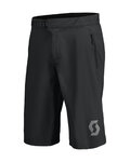 SCOTT pantalones cortos sin tirantes - TRAIL VERTIC W/PAD - negro
