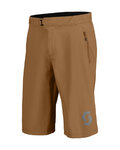 SCOTT pantalones cortos sin tirantes - TRAIL VERTIC W/PAD - marrón