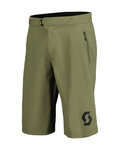 SCOTT pantalones cortos sin tirantes - TRAIL VERTIC W/PAD - verde