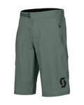 SCOTT pantalones cortos sin tirantes - TRAIL VERTIC W/PAD - verde