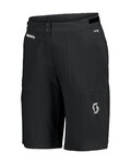 SCOTT pantalones cortos sin tirantes - TRAIL TUNED W - negro
