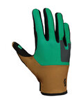 SCOTT guantes de dedos largos - ENDURO LF - verde/marrón/negro