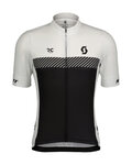 SCOTT jersey de manga corta - RC TEAM - blanco/negro