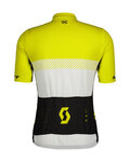 SCOTT jersey de manga corta - RC TEAM - amarillo/blanco