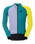 SCOTT chaqueta cortaviento - RC PRO WARM GTX WS-REMIX - verde/púrpura/amarillo