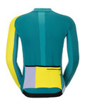 SCOTT chaqueta cortaviento - RC PRO WARM GTX WS-REMIX - verde/púrpura/amarillo