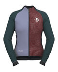 SCOTT chaqueta cortaviento - RC PRO WARM GTX WS-REMIX W - verde/rojo/gris