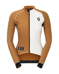 SCOTT maillot de invierno de manga larga - RC PRO WARM REMIX W - marrón/blanco