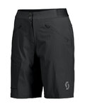 SCOTT pantalones cortos sin tirantes - EXPLORAIR LIGHT W - negro