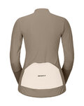 SCOTT maillot de verano de manga larga - ENDURANCE W - beige/blanco