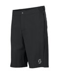 SCOTT pantalones cortos sin tirantes - VERTIC LT W/PAD - negro
