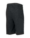 SCOTT pantalones cortos sin tirantes - VERTIC LT W/PAD - negro