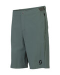 SCOTT pantalones cortos sin tirantes - VERTIC LT W/PAD - verde