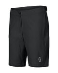 SCOTT pantalones cortos sin tirantes - VERTIC LT W/PAD W - negro